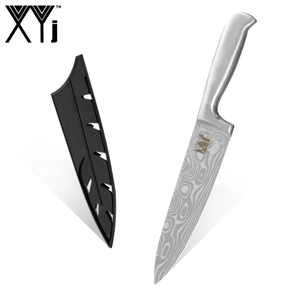 XYj набор кухонных ножей из нержавеющей стали нож для очистки овощей Santoku нарезки