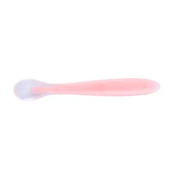 

Safety Silicone Baby Spoons Feeding Dishes Tableware For Children Colher Spoon Tools-for-patchwork Lot Soup Ladle Baby Utensils
