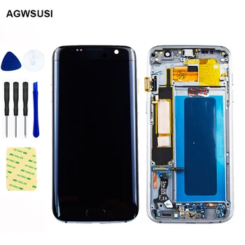 

5.5'' SUPER AMOLED for SAMSUNG Galaxy s7 edge G935 G935F LCD Touch Screen Digitizer Assembly Display Replacement Free Shipping