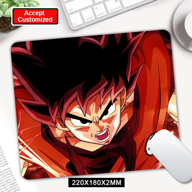Узорчатый мультфильм Dragon Ball настольная клавиатура Коврик для мыши игровой коврик для мыши Компьютерная коврик для мыши - Цвет: 22x18cm