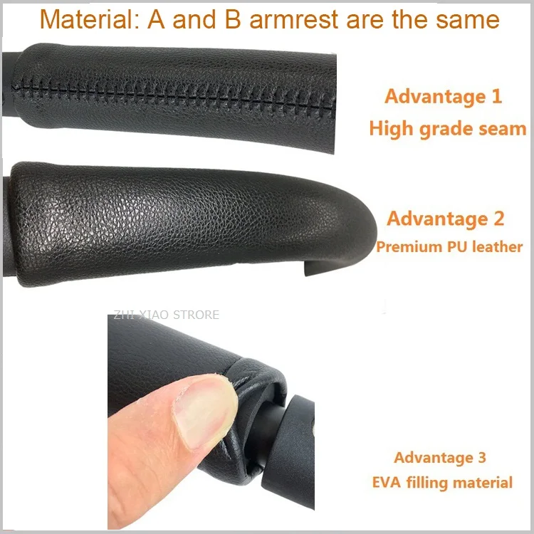 Baby Stroller Accessories Leather Armrest and Extend Leg Rest and Handle Protective Cover for Babyzen Yoyo2 Yoya YOYO 2 Stroller baby stroller accessories deals	