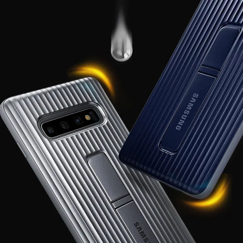 Чехол-подставка для samsung Galaxy S10 S10plus ударопрочный Прочный защитный чехол с логотипом