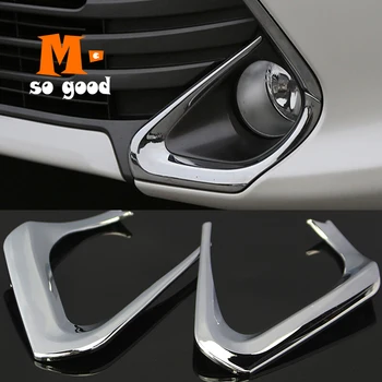 

for Toyota Camry 2015 2016 2017 ABS Chrome Front Fog Lamp Light Covers Trim Stickers Shell Car Accessories Chromium Styling
