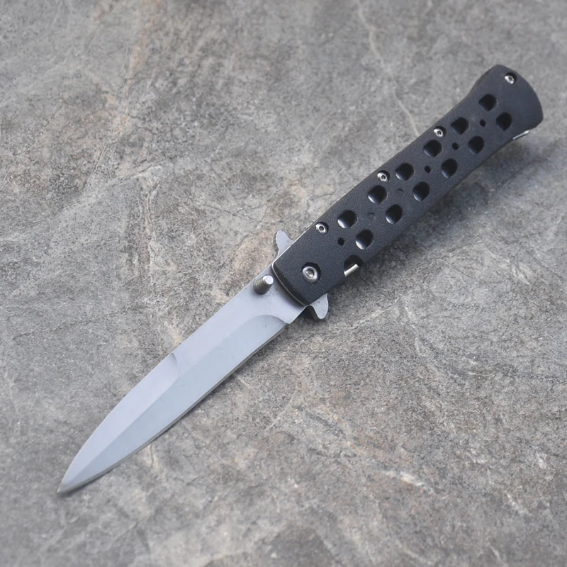 Брендовые черные алюминиевые ручки мини походные ножи для выживания, многофункциональные складные Тактический охотничий нож спасательные уличные EDC инструменты