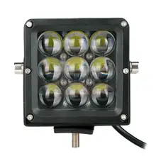 

led lights car accessories Tuff Plus 4 inch 12V 24V rectangle projector heavy duty spot offroad led work light