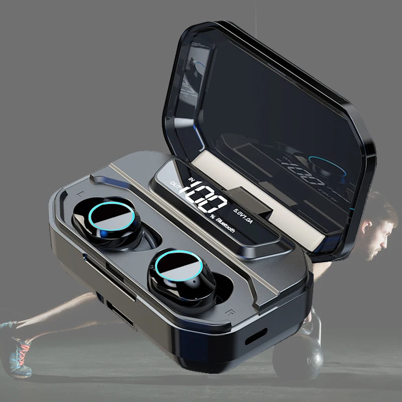 Наушники вкладыши TWS Bluetooth 5 0 Стерео Hi Fi в наушники гарнитура звук спортивные с
