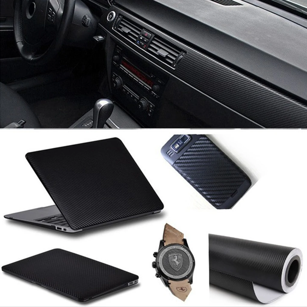 3D Автомобильная наклейка из углеродного волокна Текстура для дома и улицы