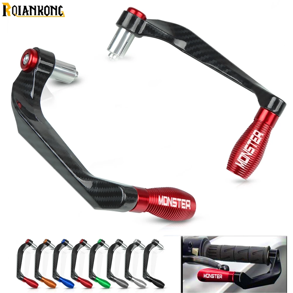 Motorcycle Brake Clutch Lever Guard Protectors Handlebar Aluminum Alloy For DUCATI MONSTER M400 M600 M620 M750 M900 1994-2008