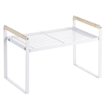 

Small Kitchen Multi-Layer Seasoning Rack Multifunctional Wooden Storage Rack