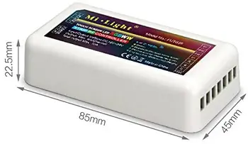 

4 Zone RGBCCT LED Strip RF 2.4GHz Controller Wireless Control RGBWW LED Strip Tape Lighting (RGBCCT Receiver)