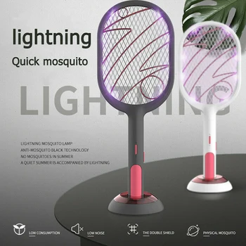

Spot Rechargeable USB Electric Mosquito Swatter Insect Fly Handheld Portable for Home Best Price