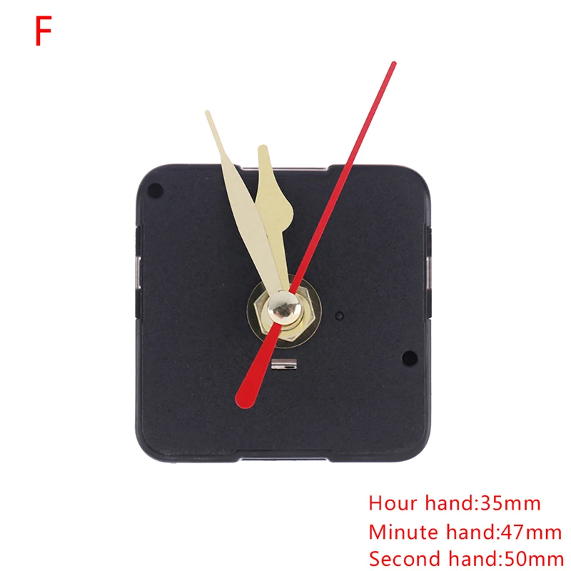 1 Set Mute Large Wall Clock With Hook Quartz Clock Movement DIY Pointer Repair Parts Watch Hand Clock Movement 