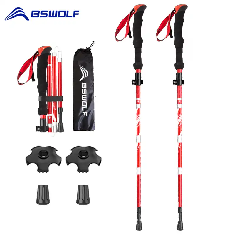 folding walking pole