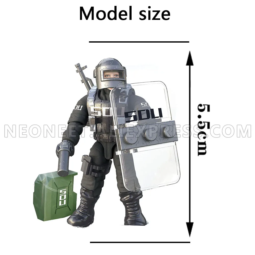 City Counter-Terrorism Swat Figures Building Blocks Mega Modern Military Soldier Super Police Corps Minifigs Weapons Toys Gifts 5 City Counter-Terrorism Swat Figures Building Blocks Mega Modern Military Soldier Super Police Corps Minifigs Weapons Toys Gifts 5