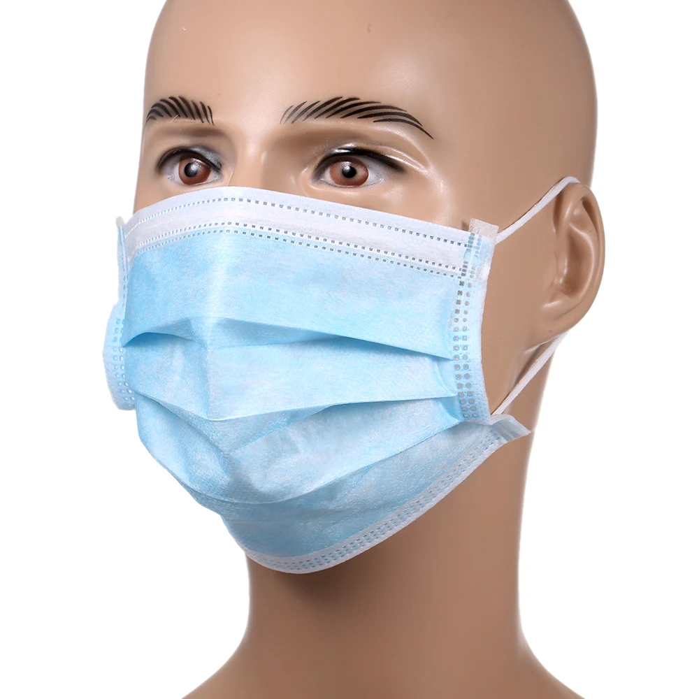 

Disposable respirator Face Mask Filter US ES CZ STOCK 24H Shipping 5-200 pcs 3-ply Soft Breathable Protective pm2.5 dust masker