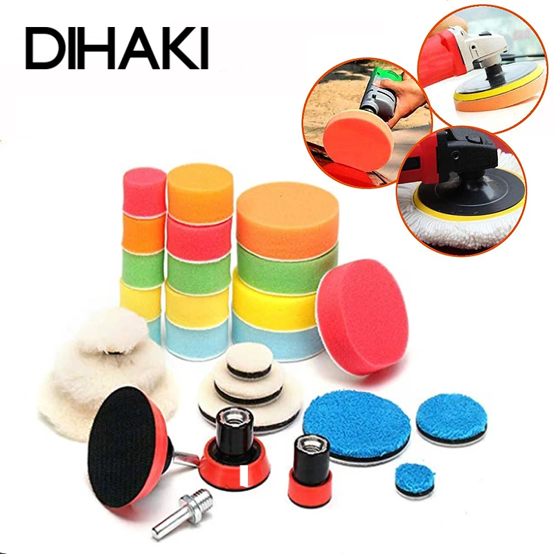 29pcs Small Area Drill Polishing Pad Kit For Car Polisher Polishing