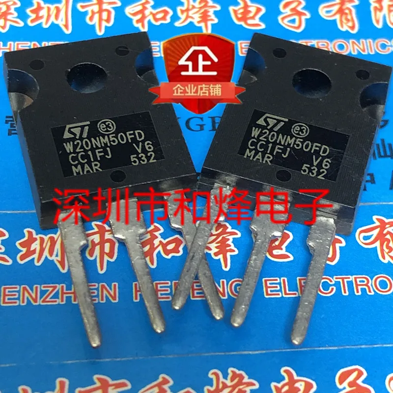 

5 шт./лот STW20NM50FD W20NM50FD от 247 до-500 В 20A