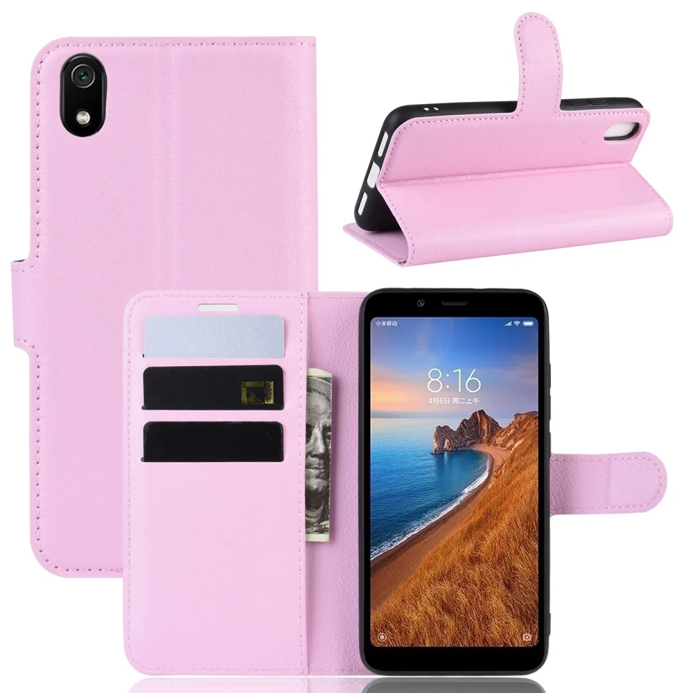 KONSMART Чехол-книжка Redmi 7A глобальная версия Флип кожаный чехол для телефона Xiaomi Redmi 7A 2/16 32 GB 5,4" Диагональ дисплея