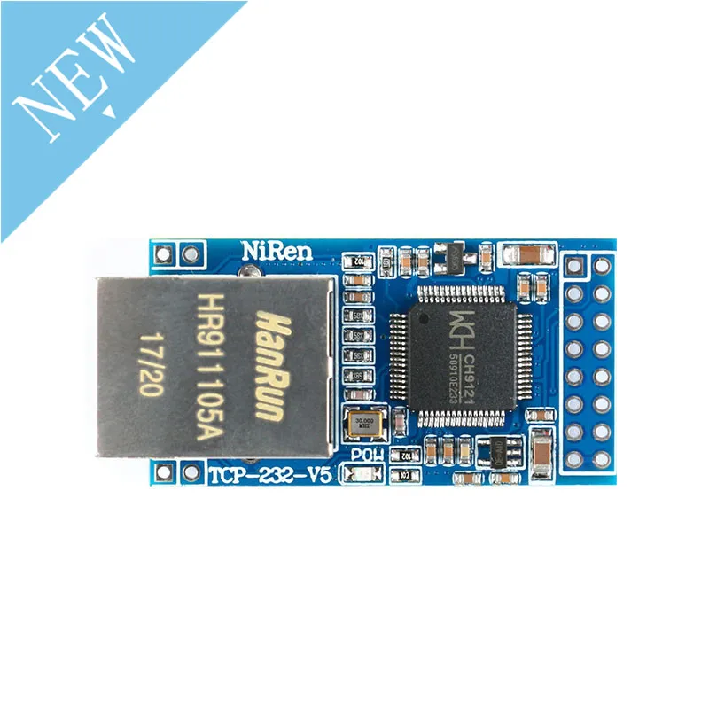 Последовательный порт CH9121 UART для сетевого модуля Ethernet модуль передачи TTL