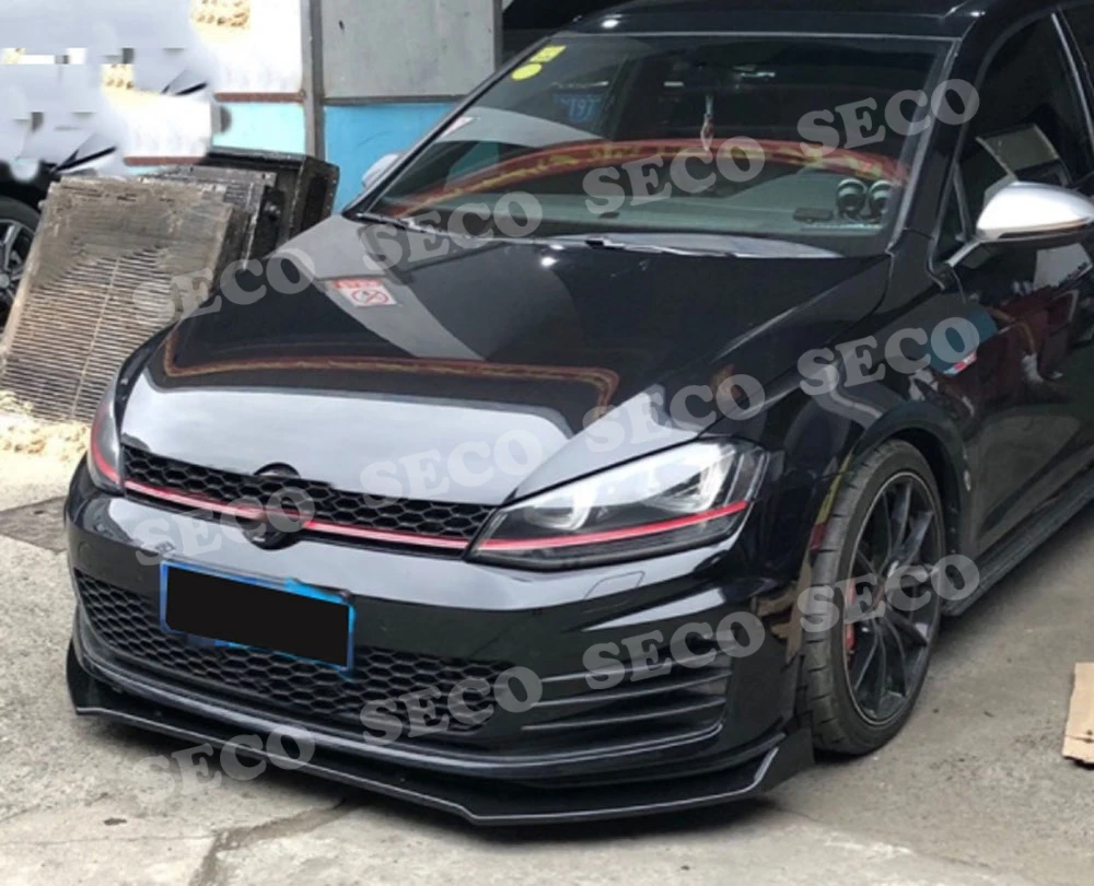 3 шт./компл. ABS передний бампер спойлер подбородка фартуки для VW Volkswagen Golf MK7.5 GTI стайлинга автомобилей