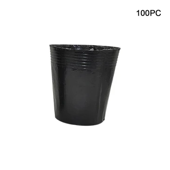 

100pcs Desktop Holder Nutrition Raising Bag Garden Nursery Flower Supplies Mini Home Plant Pot Aeration Vegetation Tools