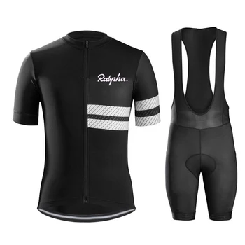 

2020 Summer Road Bike Cycling Clothes Ralvpha RCC Men's Short Sleeve Jersey Set Biking Clothing MTB Team Uniform Ropa Ciclismo