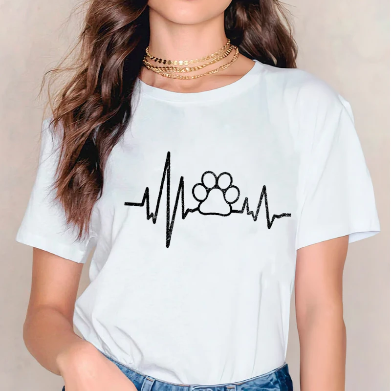 Vetements Accessoires Hauts Chemises Mignon Chat Avec Fleurs Couronne Femmes T Shirt Debardeur Ff945f