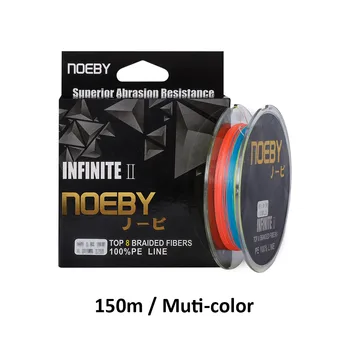 NOEBY PE X8 Strand สายตกปลาถัก150M 300M 1-103LB Super Tension สวมใส่ความต้านทาน Smooth Multifilament ตกปลาสาย 8