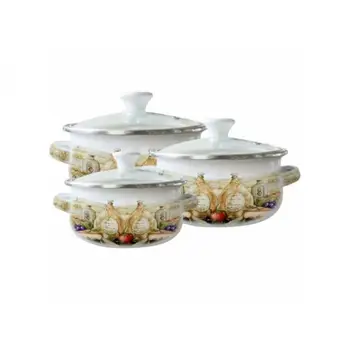 

A Set Of pans ZEIDAN, 6 items, beige pattern