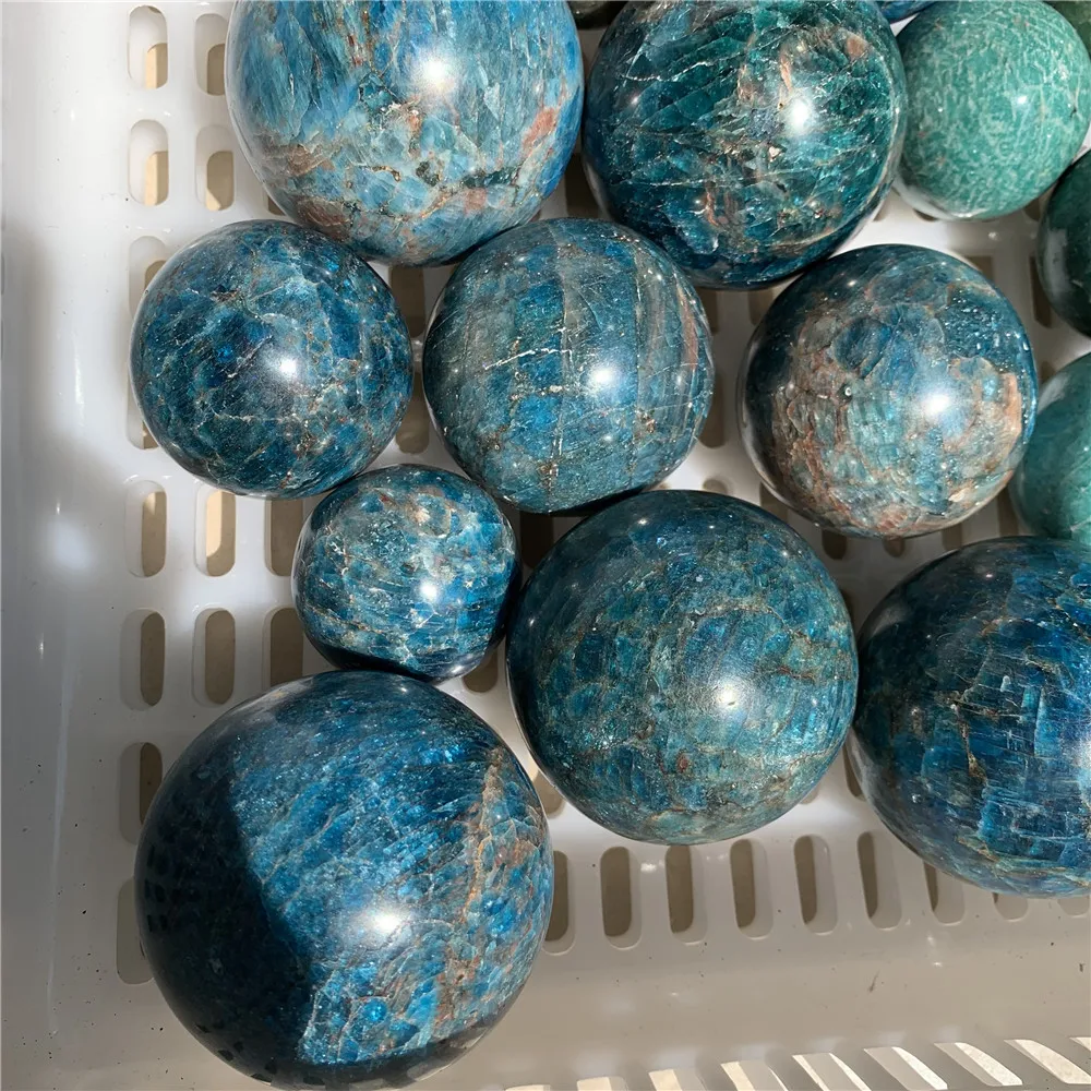 1 шт. 40-70 мм красивый натуральный Синий Апатит камень энергетический шар рейки заживляющие кристаллы минералы драгоценный камень сфера для украшения дома