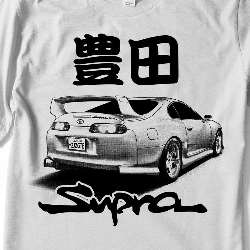 Supra Camiseta con estampado de pantalla para camisa JDM, turbo drift drifting|Camisetas| - AliExpress