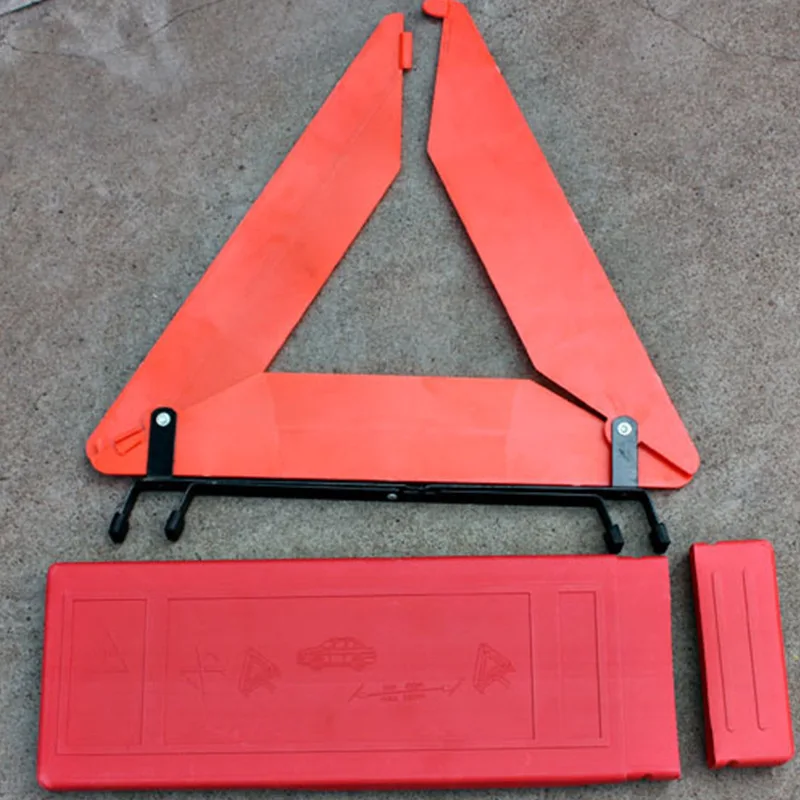 

Car Tripod Plastic Wide Box Tripod Rack Safe Emergency Tripod Foldable