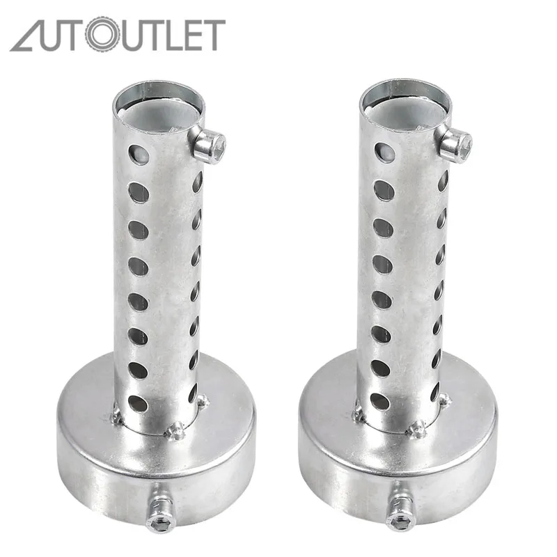 AUTOUTLET 2 шт длина 135 мм Универсальный мотоцикл выхлопной банка глушителя дефлектор