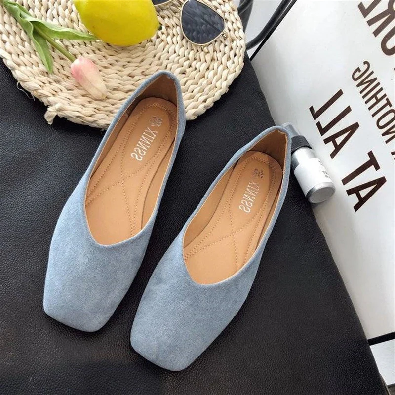 comfortable nude flats