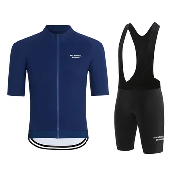 

MTB Bicycle Team Short Sleeve Cycling Jersey Set Men's Racing Cycling Bib Shorts Kit Summer Cycling Clothing Maillot Ciclismo
