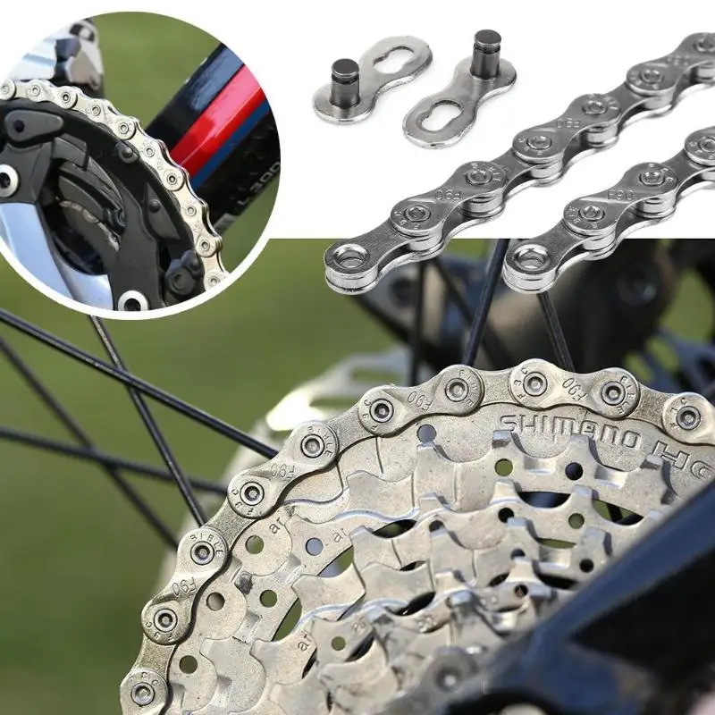 Discount Bicycle Chain 116 Links 9/27 Speed MTB Mountain Bike Cycling Steel Chain 1