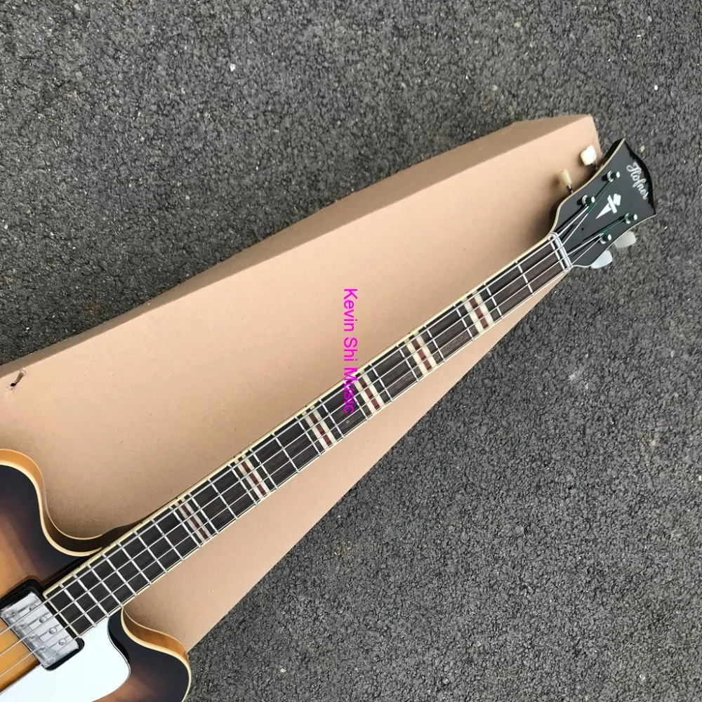 Тонкое тело Hofner bass htc-500/7-SB штапельное-топ Tonabnehmer Германия импортное оборудование тонкая линия Hofner htc 500/7 электрический бас