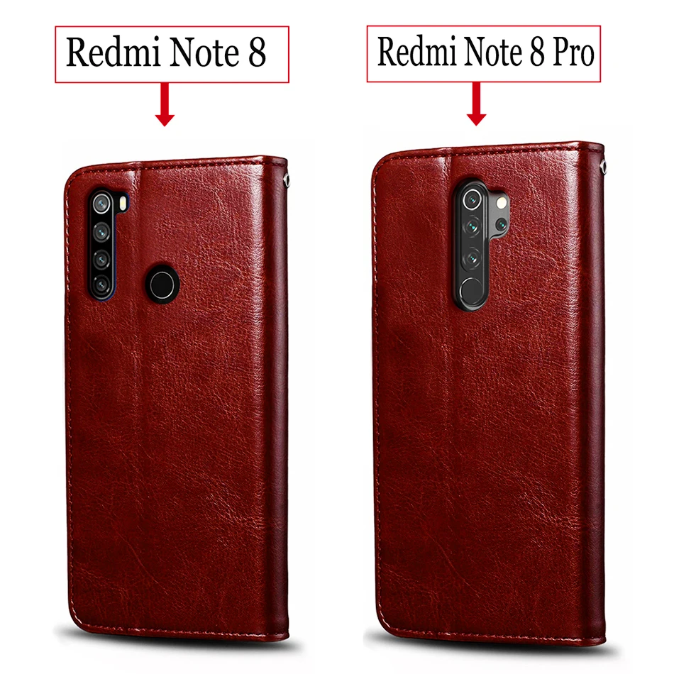 Флип-кейс для Xiaomi Redmi Note 8 Pro Note8 Note 8 Pro глобальная версия книги стильный модный роскошный чехол-кошелек из искусственной кожи