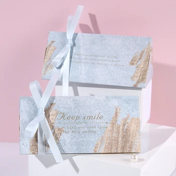 

Folding WEdding Favor Box With Ribbone Pyramid Chocolate Box Souveniers Candy Bags Dragee Party Birthday Bridal Shower