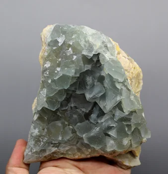

741g Natural rare light blue fluorite mineral specimens Stones and crystals Healing crystal quartz gemstones