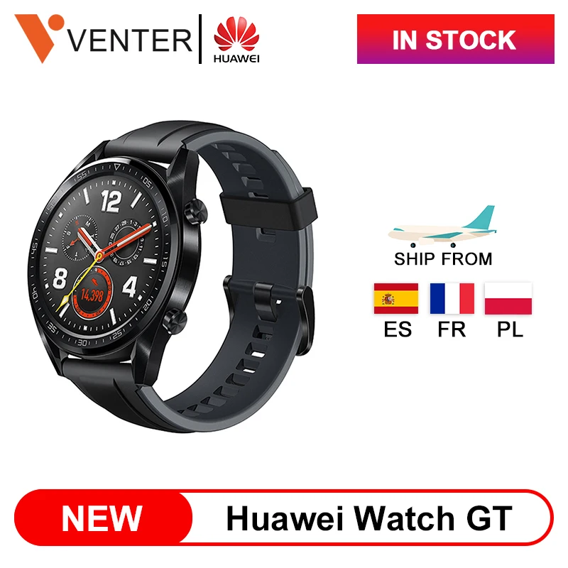 Huawei Watch GT Смарт часы Поддержка gps 14 дней Срок службы батареи 5 атм