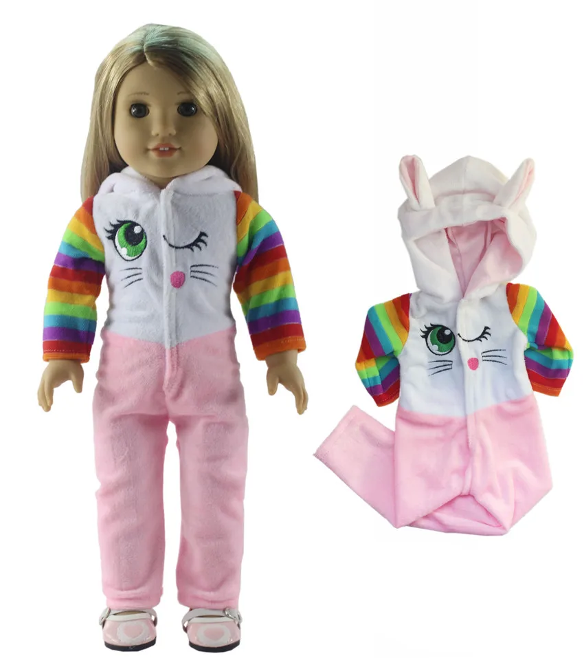 1 комплект кукольной одежды для 18 дюймовой американской куклы Bitty Baby Doll модная