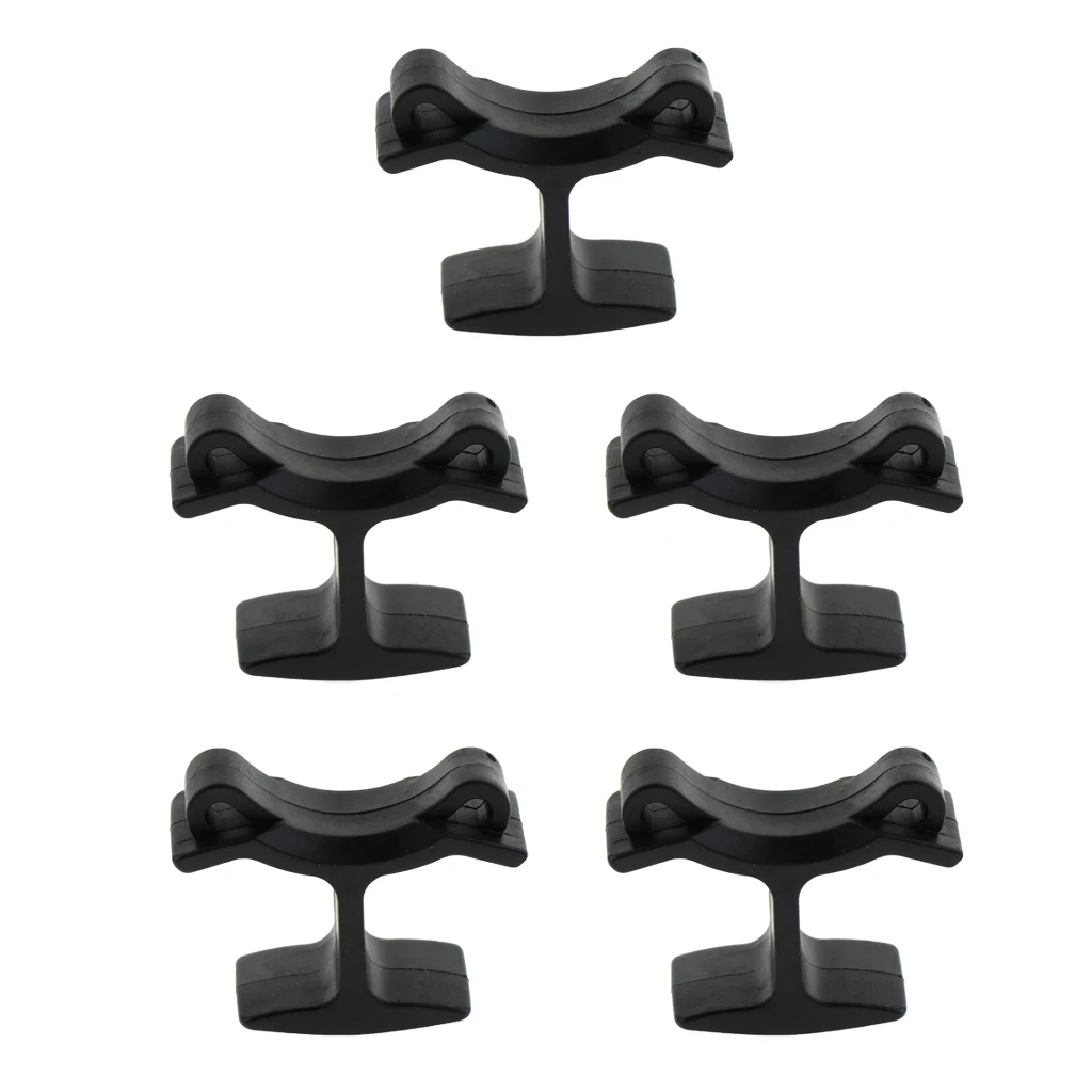 5 Pack Referee Coaches Trainer Whistle Finger Hand Holder Clip Clamp Bracket