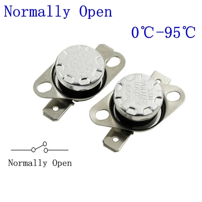 Ksd301 250v 10a Normally Open No Thermostat Temperature Thermal Control