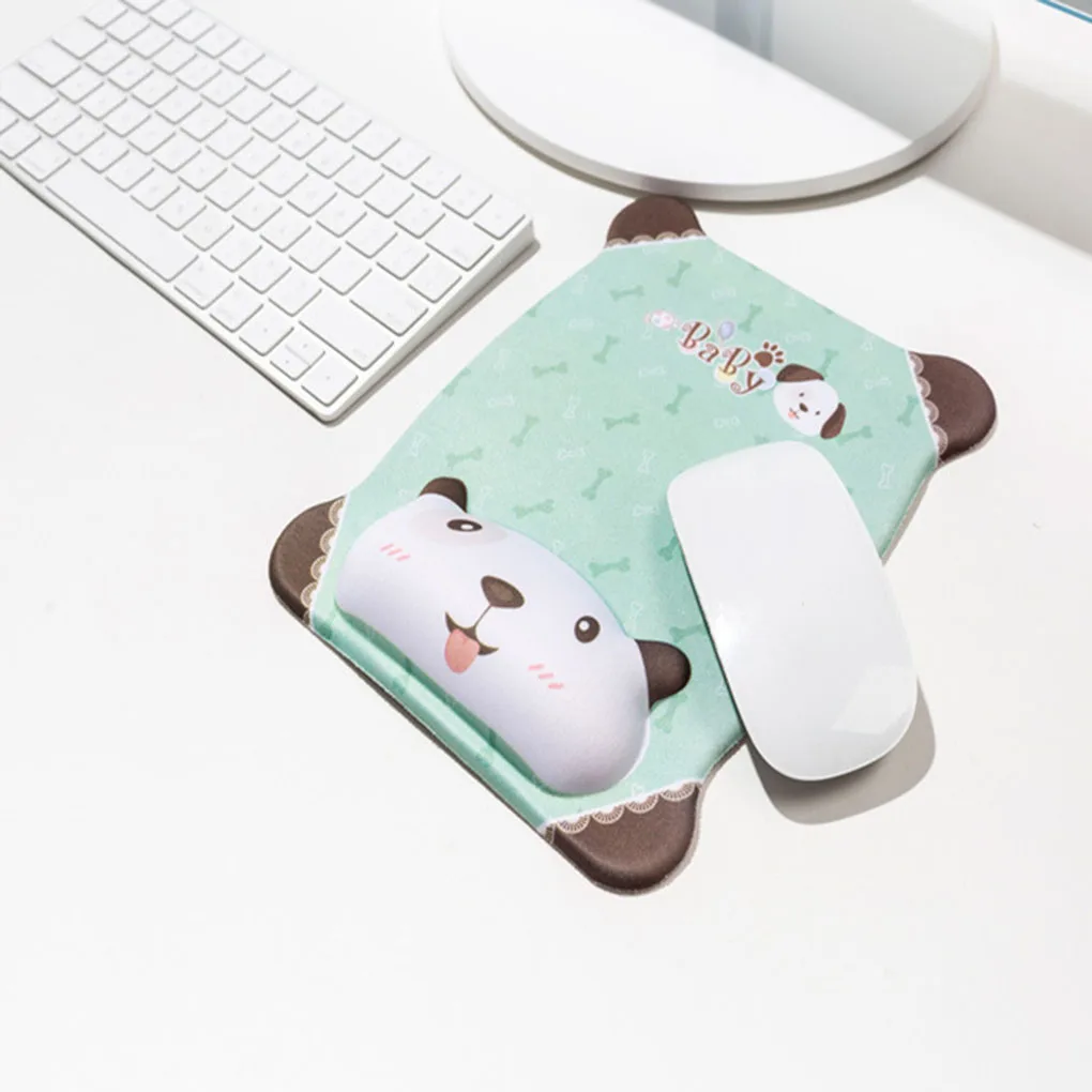 Soft Comfortable Wrist Rest Laptop Desktop Wireless Mouse Pad Cartoon Animal Printing Computer Gaming Mouse Pad