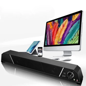 

Soundbar Computer Speaker Portable Powerful TV Sound bar Multimedia Desktop Loudspeakers with Headphone/Mic For PC TV колонка