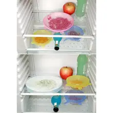 12 шт./компл. кухонные крышки для хранения свежих продуктов силиконовые универсальные растягивающиеся крышки Кастрюля Сковорода крышки пищевая обертка чаша аксессуары для хранения