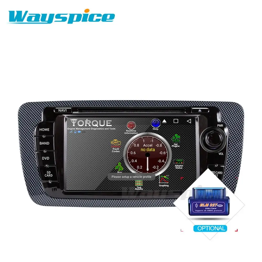 Wayspice android 9,0 T8 автомобильный dvd для Seat Ibiza 6j 2009 2010 2012 2013 радио gps навигации