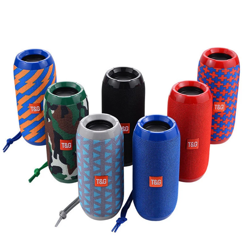 

Bluetooth Wireless Speakers Portable Mini Stereo Loudspeaker Outdoor Sports Waterproof Speaker Support TF Card FM Radio Aux