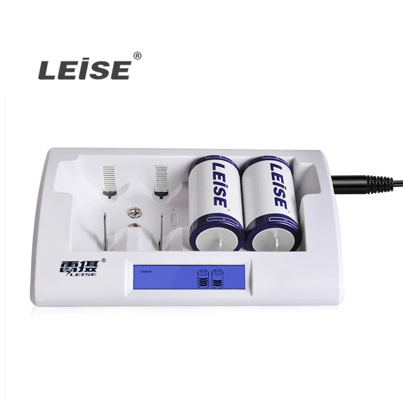 

LEISE D NI-MH 1.2V 5000mAh Rechargeable Battery Sets with Multiple Battery Charger LCD For Gas Stove&Water Heater Free Shipping